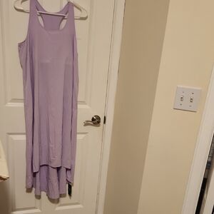 HALARA Lavender High-Low Tank Dress